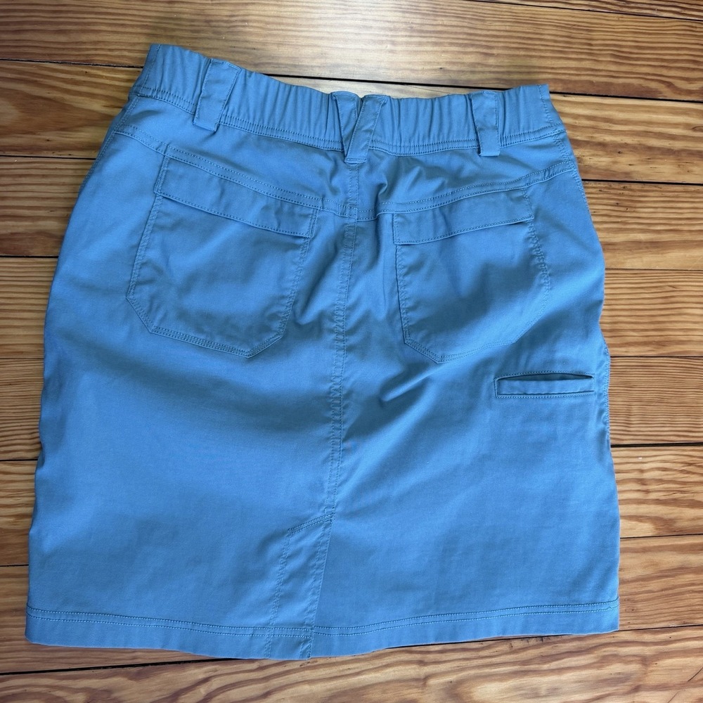 Duluth Trading Dry on the Fly Skort Women's 4 Skirt Shorts Sage Green Cargo - Picture 11 of 13
